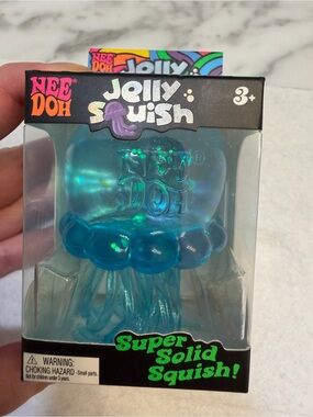 NIB NEEDOH AUTHENTIC Jelly Squish Blue